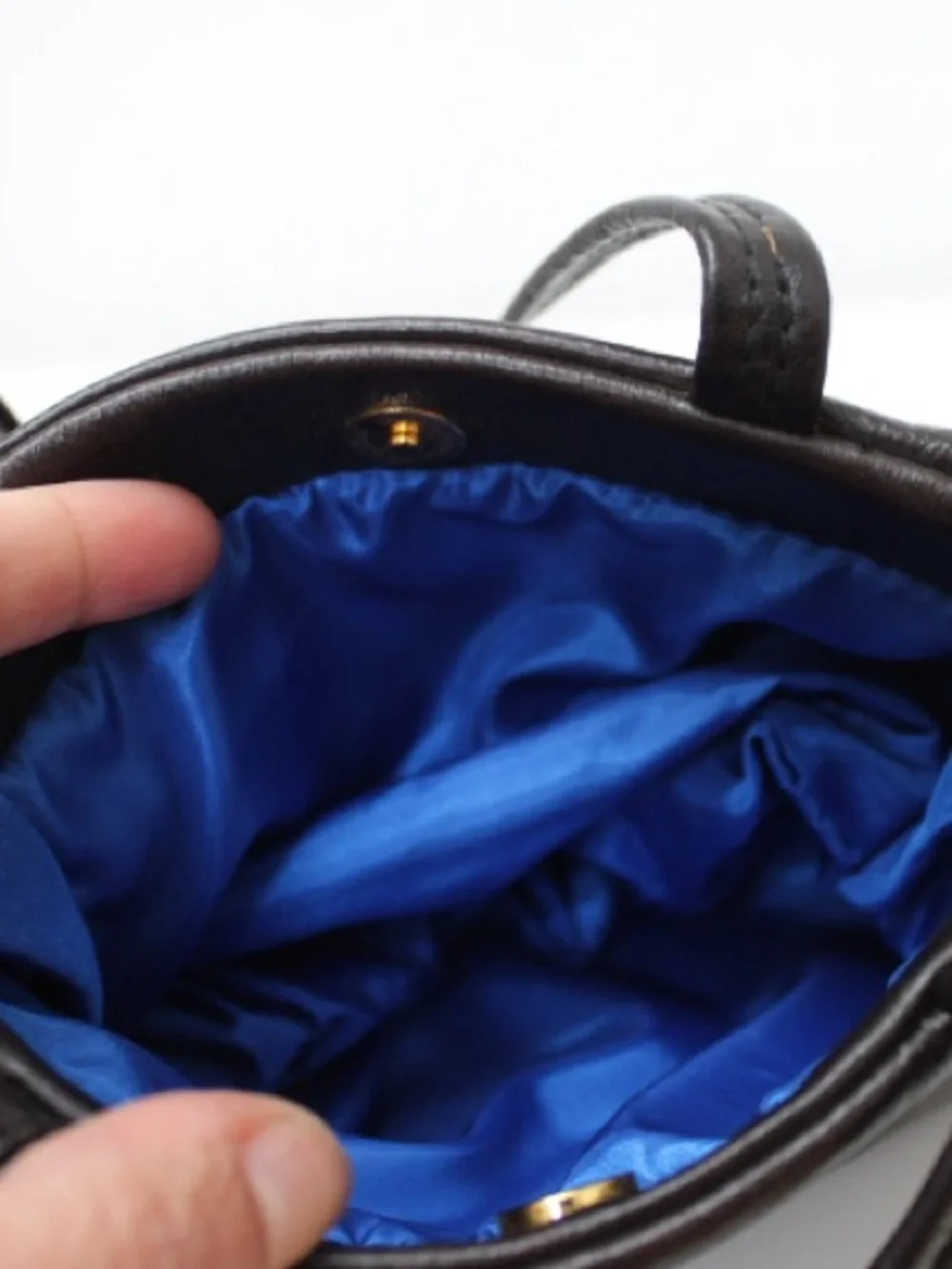 Handmade embroidered mini bag